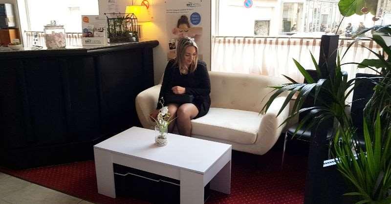 Brit Hotel Aux Sacres Reims, Centre Historique Interieur foto